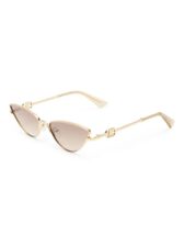Le Specs Aksessuaarid Prillid The Soiree Bright Gold Tan Grad Päikeseprillid LSU2552157