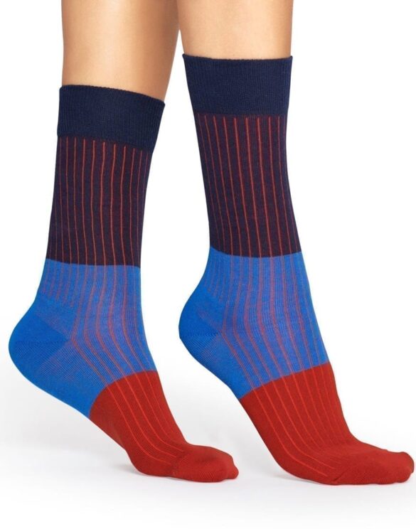 Block Rib Sock