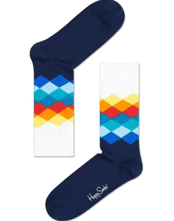 Faded Diamond Sock