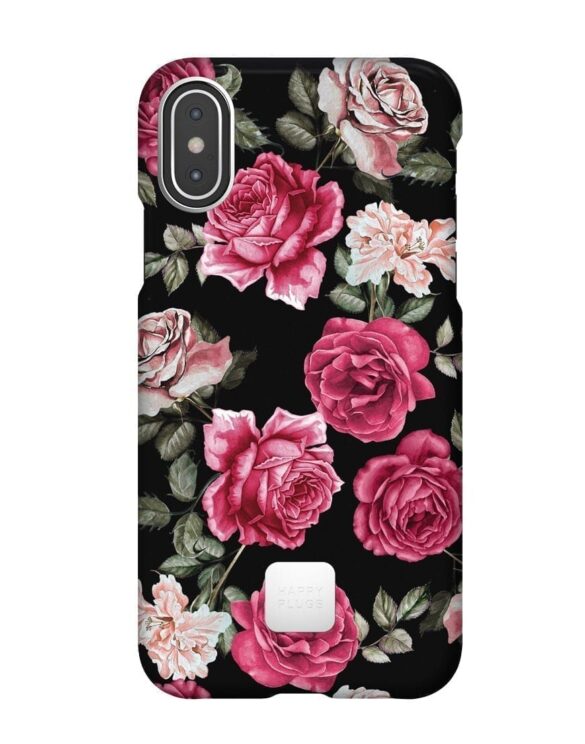 iPhone X/XS telefoniümbris (vintage roosid)