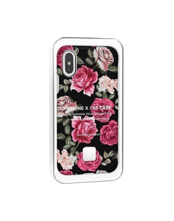 iPhone X/XS telefoniümbris (vintage roosid)