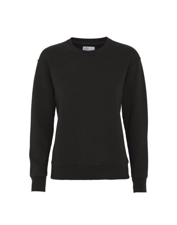Naiste Classic Organic Crew Deep Black