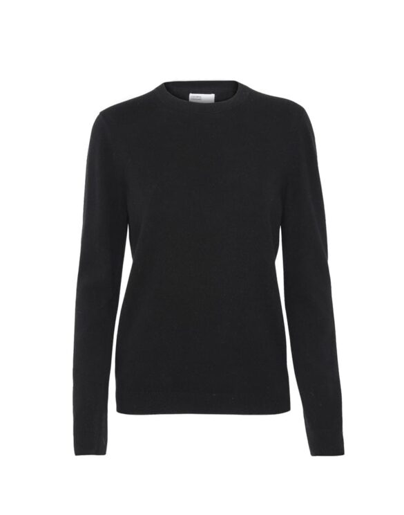 Colorful Standard Women Merino Wool Crew Deep Black