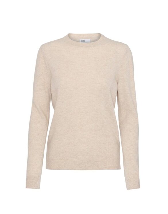 Colorful Standard Women Merino Wool Crew Ivory White