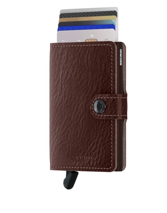 Miniwallet Vegetable Tanned Espresso-Brown | Secrid wallets & card holders