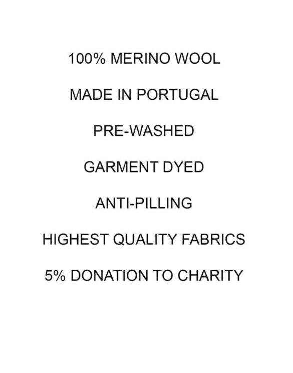 Merino Wool Crew Lava Grey