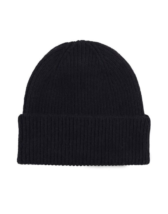 Colorful Standard Merino Wool Beanie Deep Black