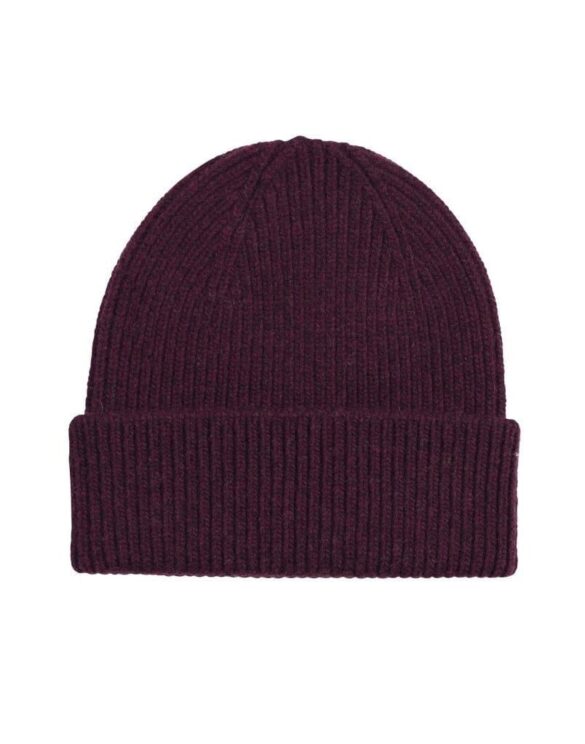 Colorful Standard Meriinovillane Beanie Oxblood Red