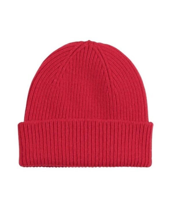 Colorful Standard Meriinovillane Beanie Scarlet Red