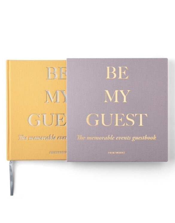 Printworks Market Guest Book Beige/Yellow