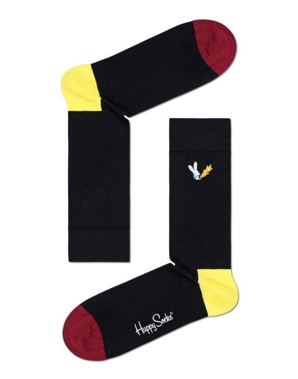 SokidEmbroidery Fire Rabbit Sock