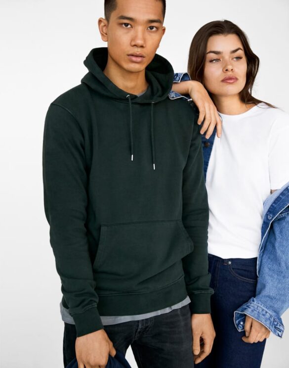 Colorful Standard Classic Organic Unisex Hood Hunter Green
