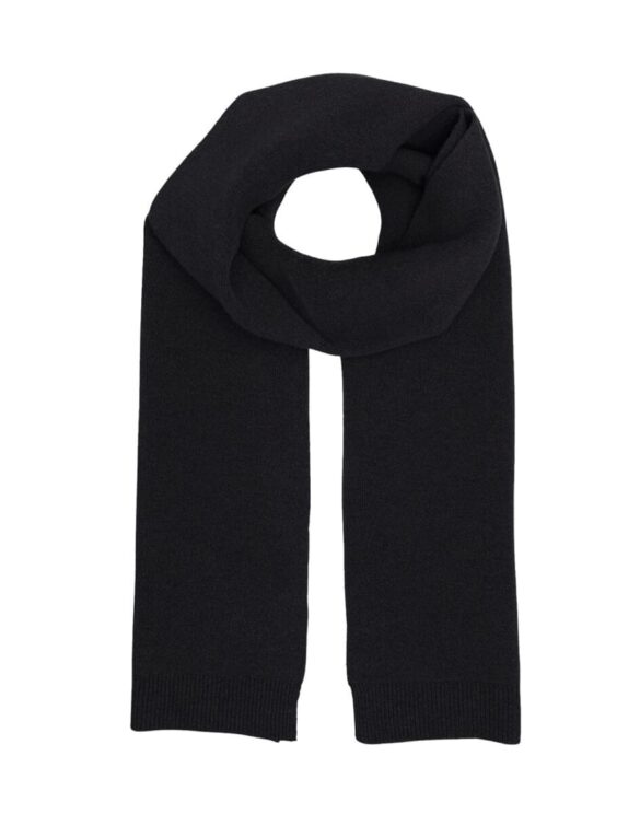 Colorful Standard Merino Wool Scarf Deep Black