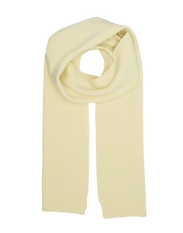 Colorful Standard Merino Wool Scarf Soft Yellow
