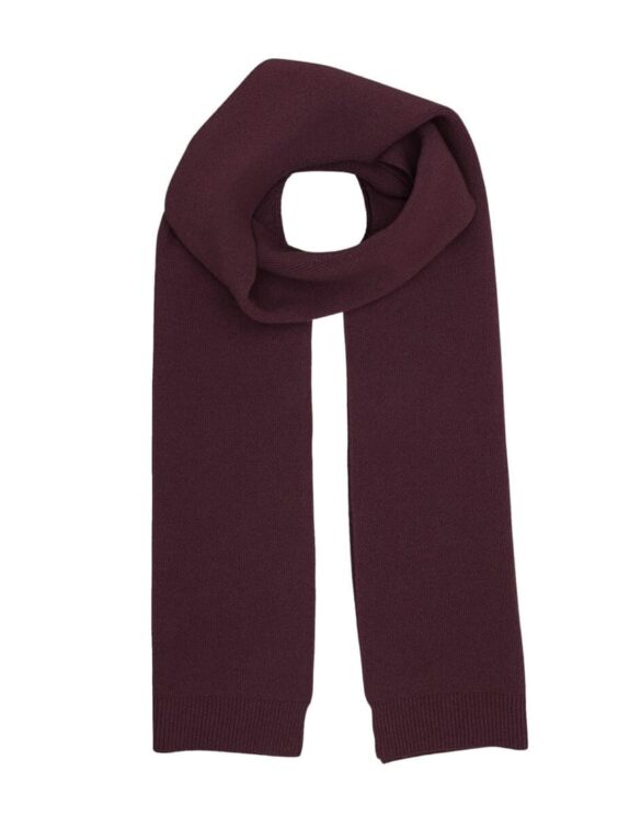 Colorful Standard Merino Wool Scarf Oxblood Red