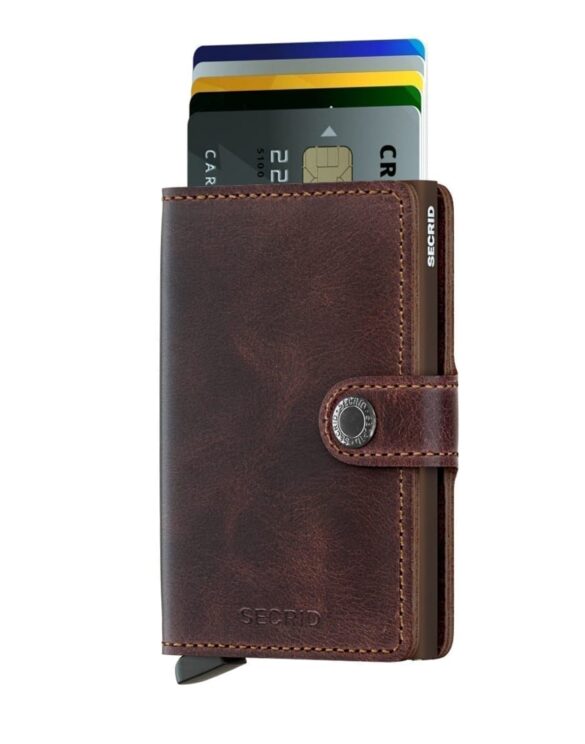 Miniwallet Vintage Chocolate | Secrid wallets & card holders