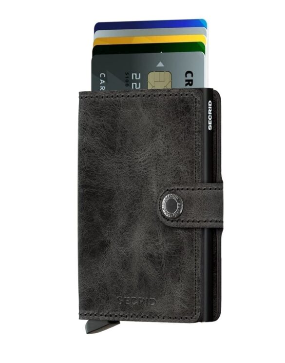 Miniwallet Vintage Black | Secrid wallets & card holders