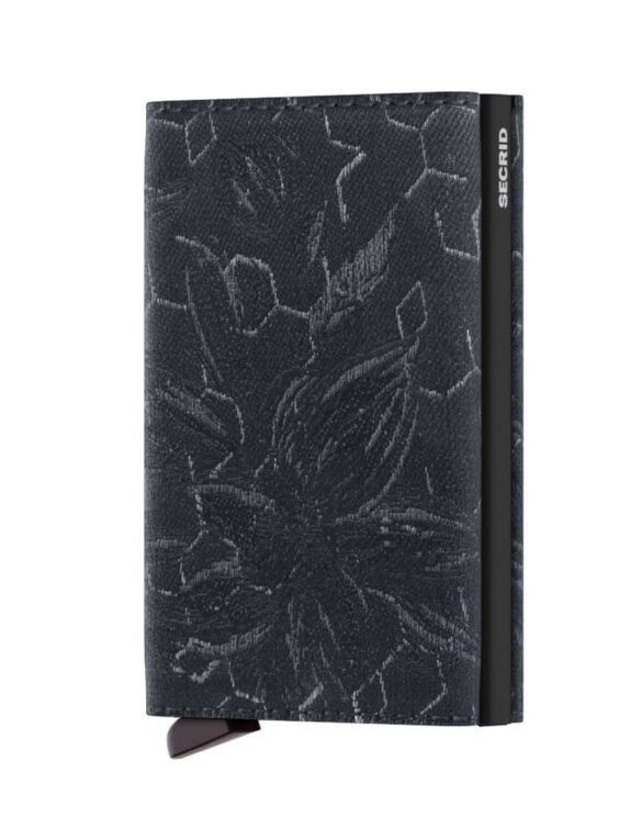 Slimwallet Jacquard Magnolia Navy | Secrid wallets & card holders