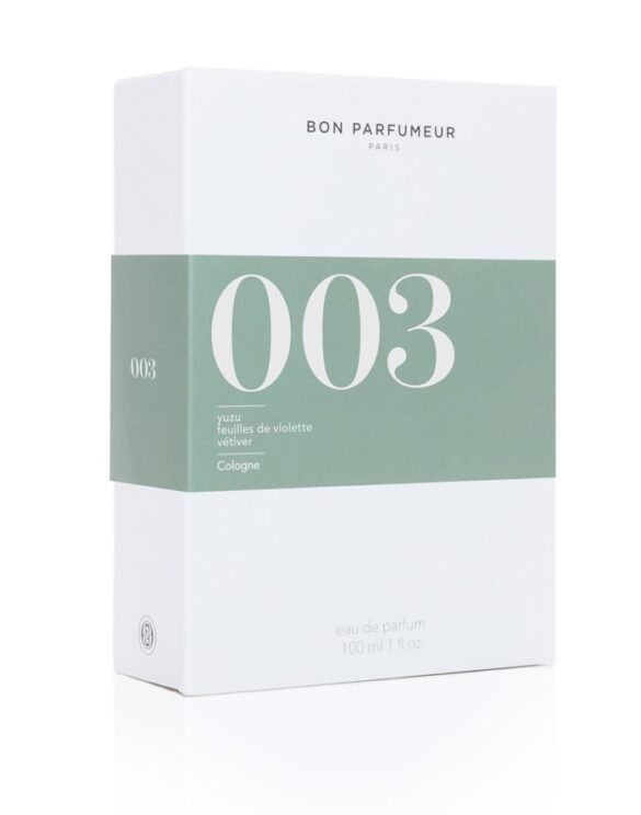 Bon Parfumeur Parfüümid Eau de parfum 003: yuzu/violet leaves/vetiver