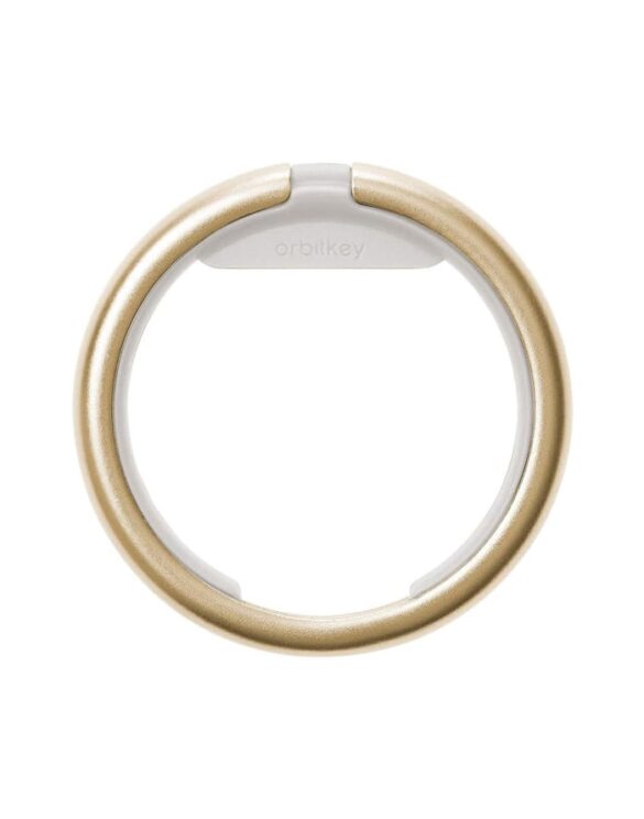Orbitkey Keychains Ring Yellow Gold
