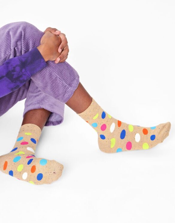 Happy Socks  Big Dot Half Crew Sokid BDO13-1700