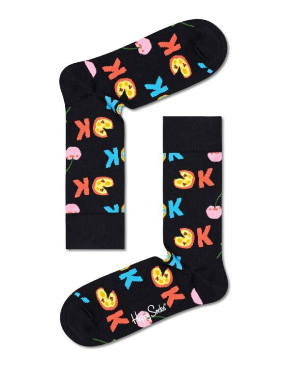 Happy Socks Its Ok Black Socks ITS01-9300