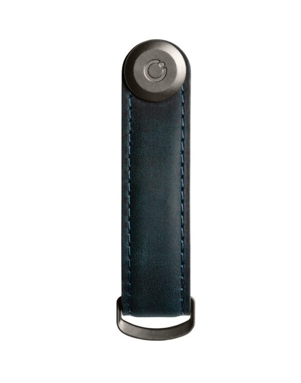 Orbitkey Keychains Key Organiser Crazy Horse Marine Blue CHLO-2-MBMBGM