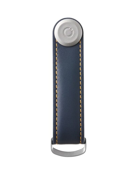 Orbitkey Keychains Orbitkey 2.0 Leather Navy/Tan LTHO-2-NVTN