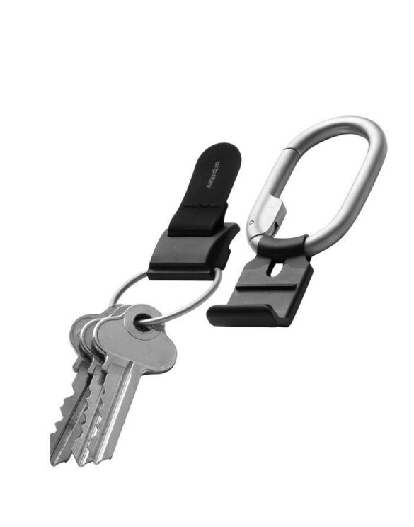 Orbitkey Võtmehoidjad Orbitkey Clip Silver V2 CLPL-2-SVBKBK