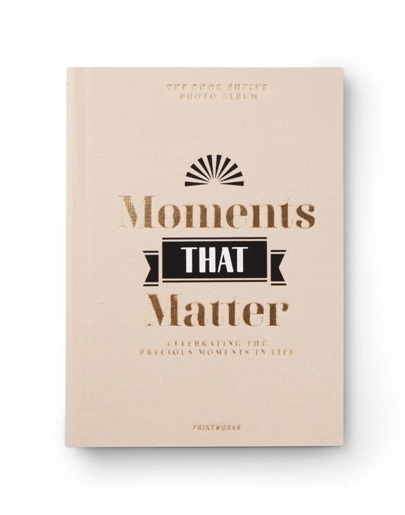 Printworks Market Home Photo Albums Bookshelf Album Moments that Matter PW00529