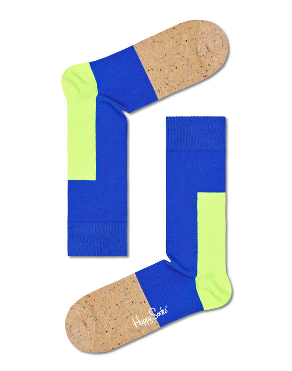 Happy Socks  Blocked Blue Sock BLO01-6300