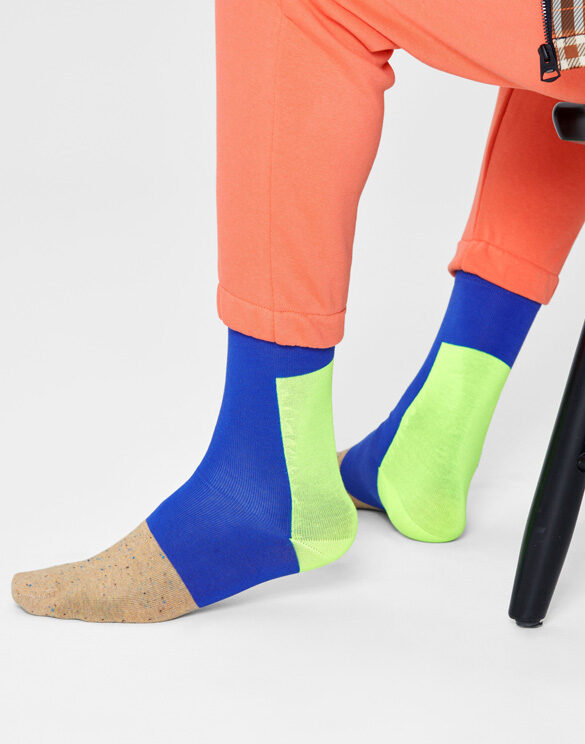 Happy Socks  Blocked Blue Sokid BLO01-6300