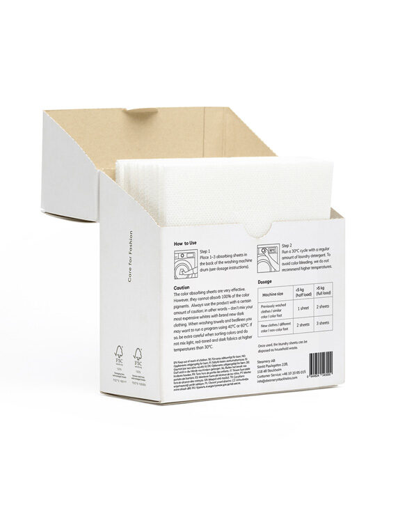 Steamery Stockholm Rõivaste hooldus Color Absorber Pesulehed 0631