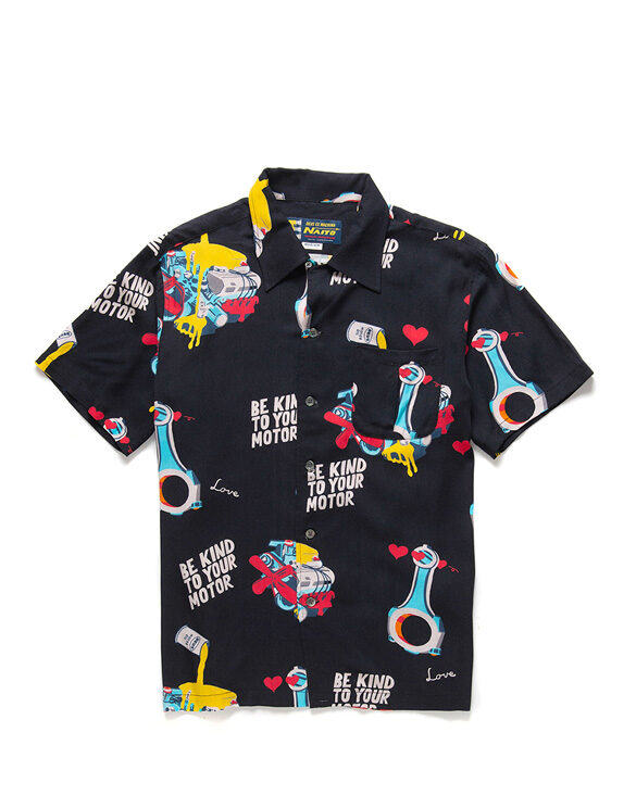 Deus Ex Machina Men Shirts Naito Ss Shirt Black DMF205873
