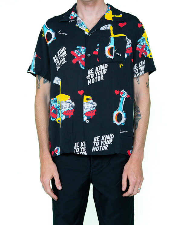 Deus Ex Machina Mehed Särgid ja jakid Naito Ss Shirt Black Särk DMF205873