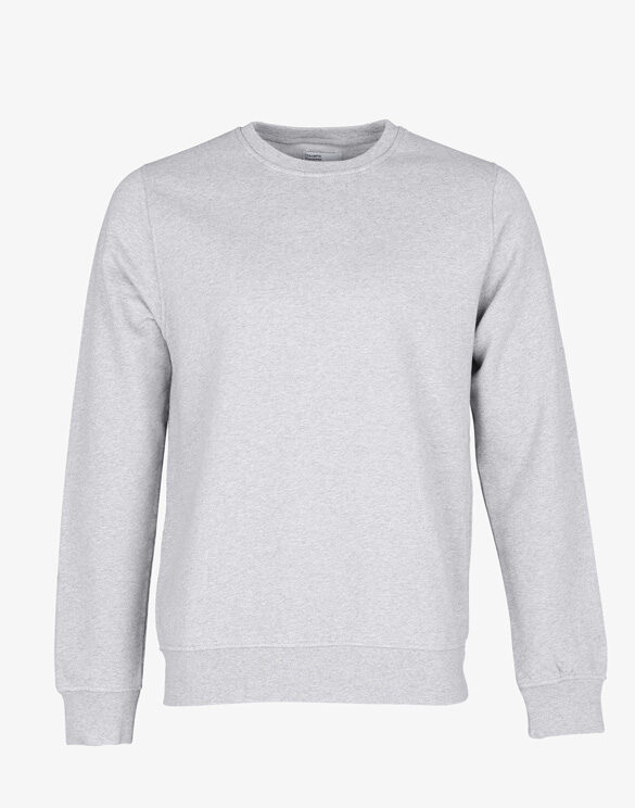 Colorful Standard Classic Organic Crew Snow Melange. Sustainable men's and women's sweatshirts.