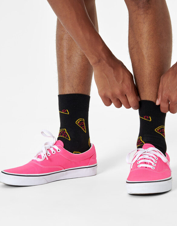 Happy Socks  Pizza Slice 1/2 Crew Sokid PIS13-9300