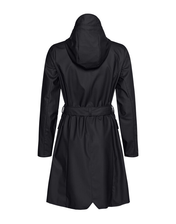 Rains 18130-01 Curve Jacket Black  Naised  Ülerõivad