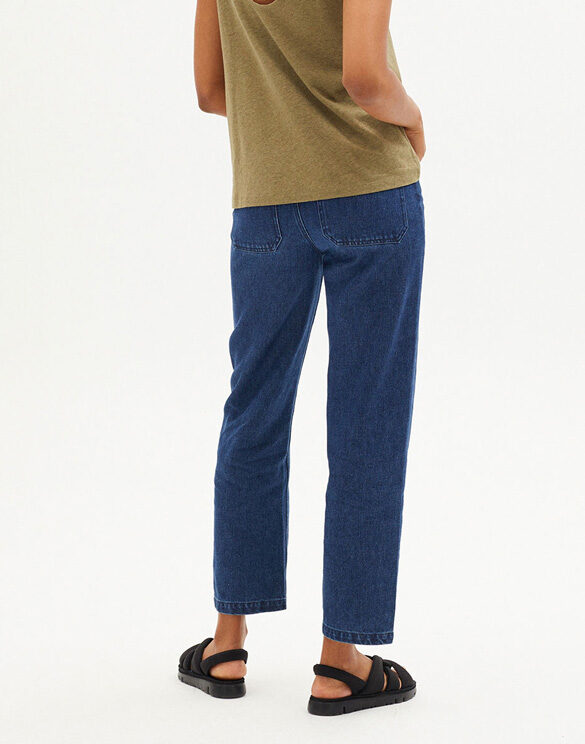 Thinking Mu Naised Püksid Hemp Denim Nele Püksid WPT00076