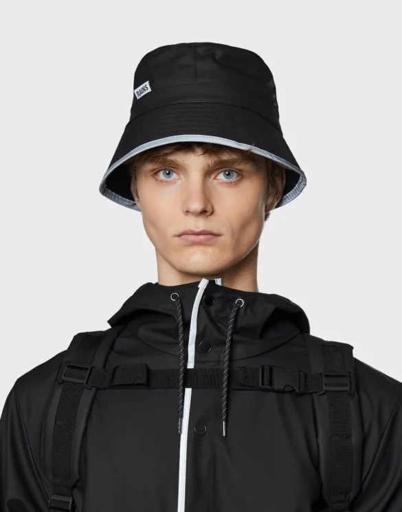 Rains 14070-70 Bucket Hat Black Reflective Aksessuaarid  Mütsid