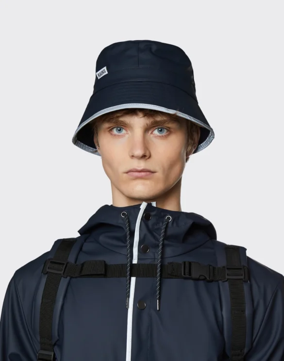 Rains 14070-54 Bucket Hat Navy Reflective Aksessuaarid  Mütsid