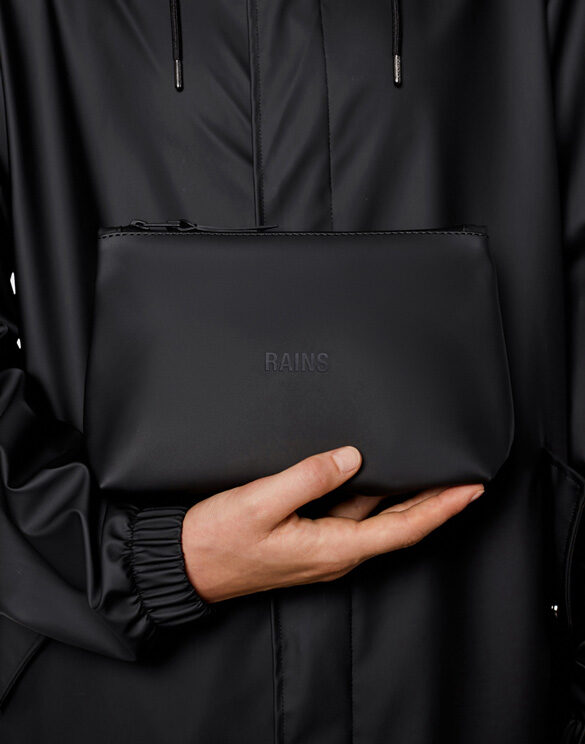 Rains 15600-01 Cosmetic Bag Black Kosmeetikakott Aksessuaarid Kotid Kosmeetikakotid