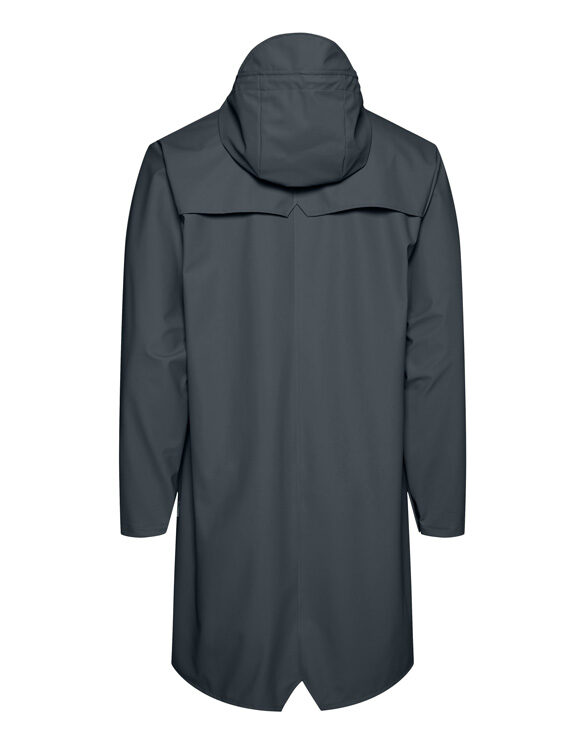 Rains Long Jacket Slate 12020-05 Mehed Ülerõivad Vihmajakid Naised Ülerõivad Vihmajakid