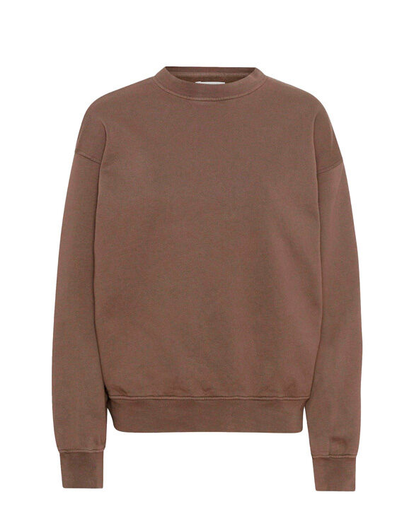 Colorful Standard Women Sweaters & Hoodies Men Sweaters & hoodies Organic Oversized Crew Cedar Brown CS1012 Cedar Brown