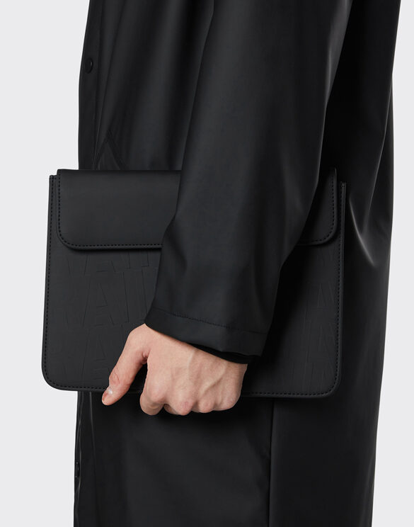 Rains 16410-53 Tablet Portfolio Pre Black Monogram Tahvelarvuti Ümbris Aksessuaarid Sülearvuti kotid Tahvelarvuti ümbrised