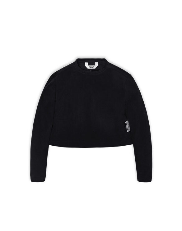 Rains 18090-01 Fleece W Sweatshirt Black  Women  Fleece jackets