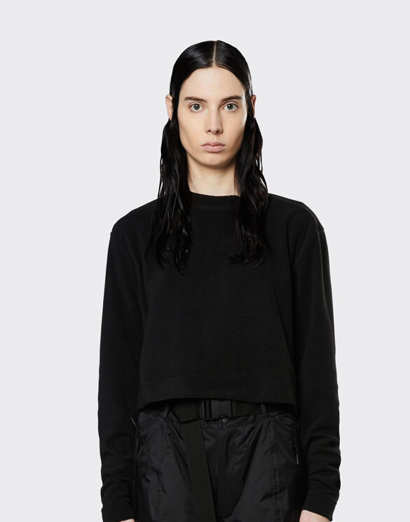 Rains 18090-01 Fleece W Sweatshirt Black  Naised