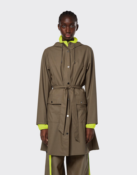 Rains 18130-66 Curve Jacket Wood  Naised