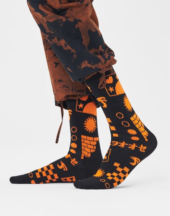 Happy Socks ATBEY14-9000 Beyond 3/4 Crew Sokid Sokid