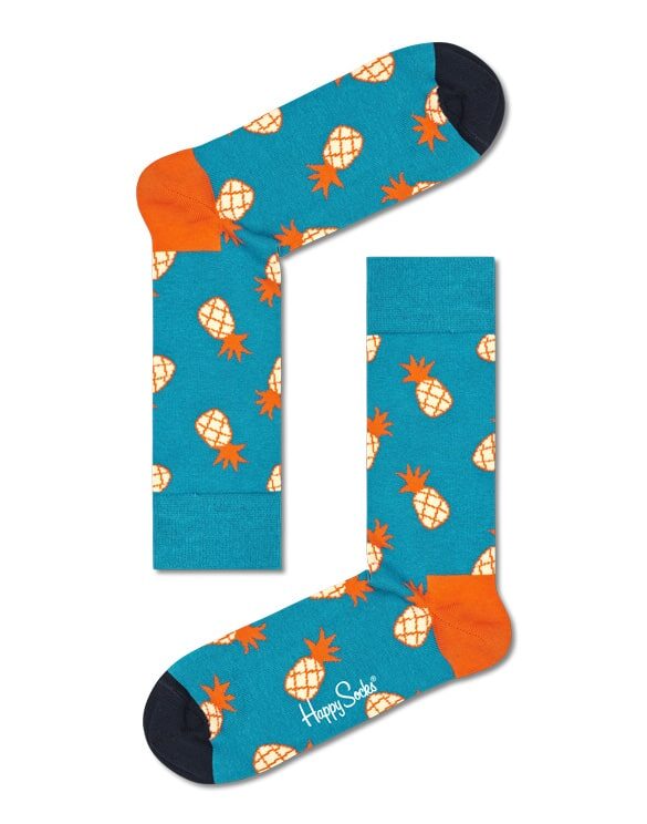 Happy Socks Pineapple Blue Socks PNA01-0200 Socks